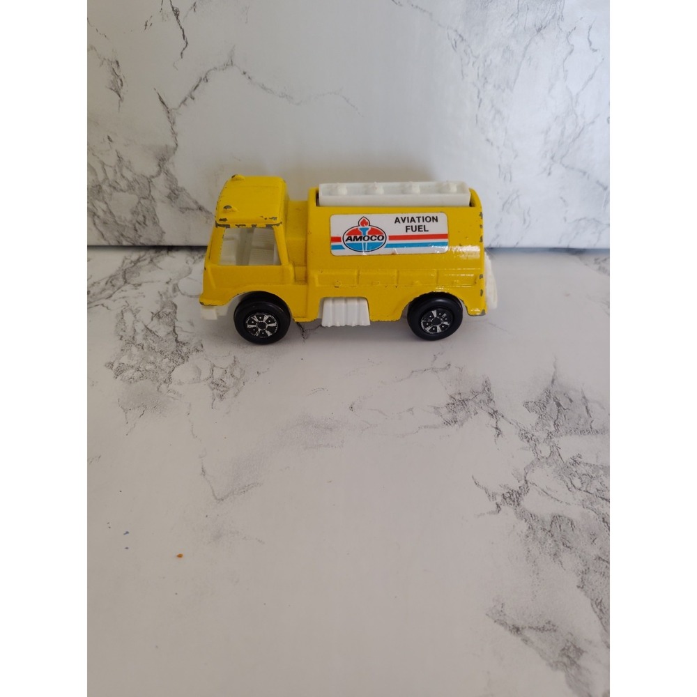 Vintage 1970 Tootsietoy Die-Cast Amoco Aviation Fuel Tanker Truck USA Made Toy